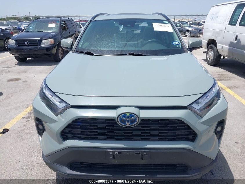 VIN 4T3B6RFV3NU086809 2022 TOYOTA RAV4 HYBRID XLE PREMIUM