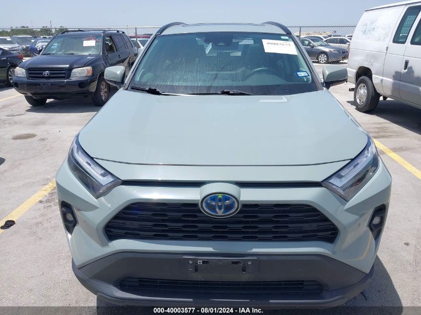 2022 Toyota Rav4 Hybrid Xle Premium VIN: 4T3B6RFV3NU086809 Lot: 40003577