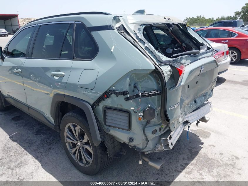 VIN 4T3B6RFV3NU086809 2022 TOYOTA RAV4 HYBRID XLE PREMIUM