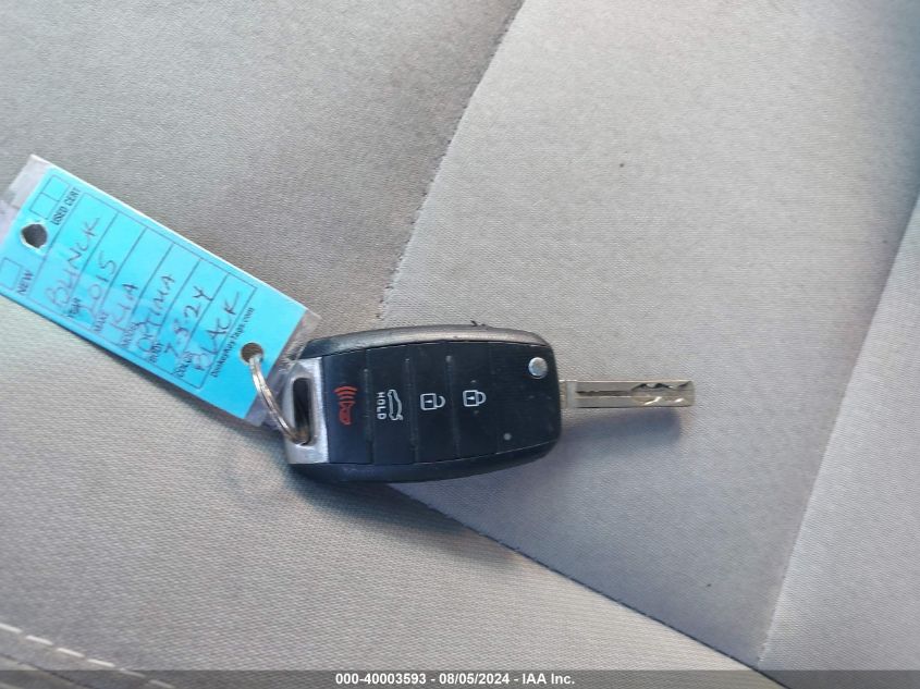 2015 Kia Optima Lx VIN: 5XXGM4A72FG363770 Lot: 40003593