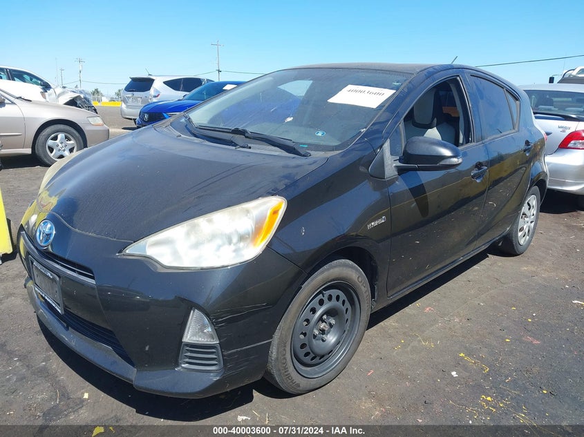 2012 Toyota Prius C VIN: JTDKDTB34C1516186 Lot: 40003600