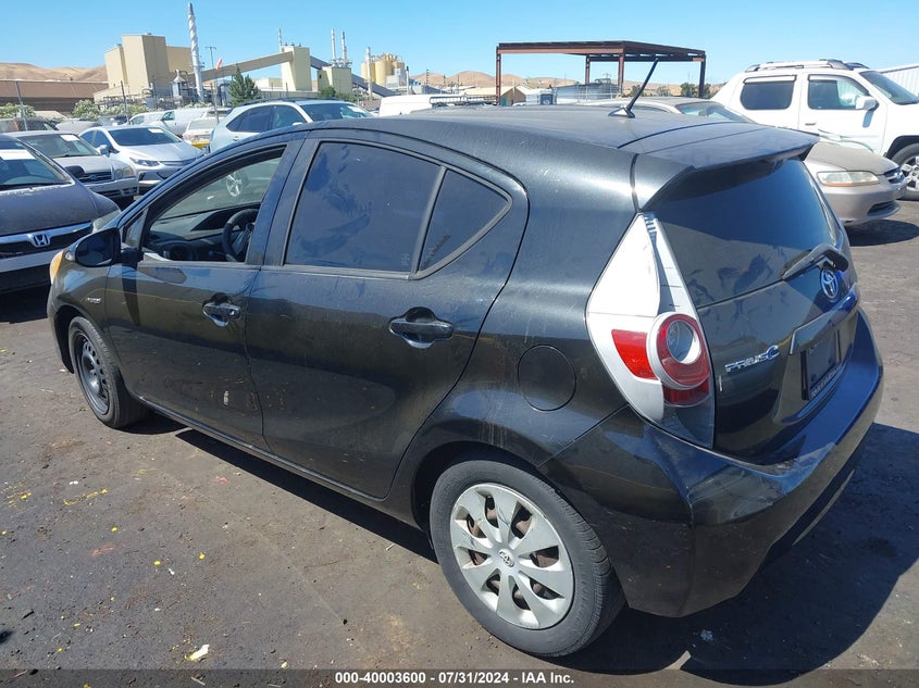 2012 Toyota Prius C VIN: JTDKDTB34C1516186 Lot: 40003600
