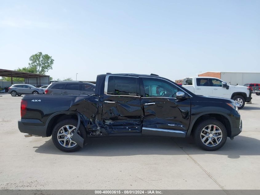 2022 Honda Ridgeline Rtl-E VIN: 5FPYK3F72NB021175 Lot: 40003615