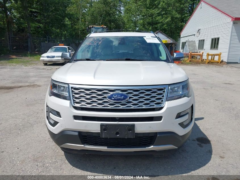 2017 Ford Explorer Platinum VIN: 1FM5K8HT9HGD62744 Lot: 40003634