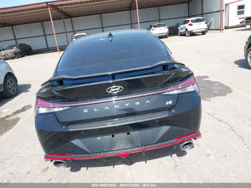 2022 Hyundai Elantra N VIN: KMHLW4AK1NU005979 Lot: 40003652