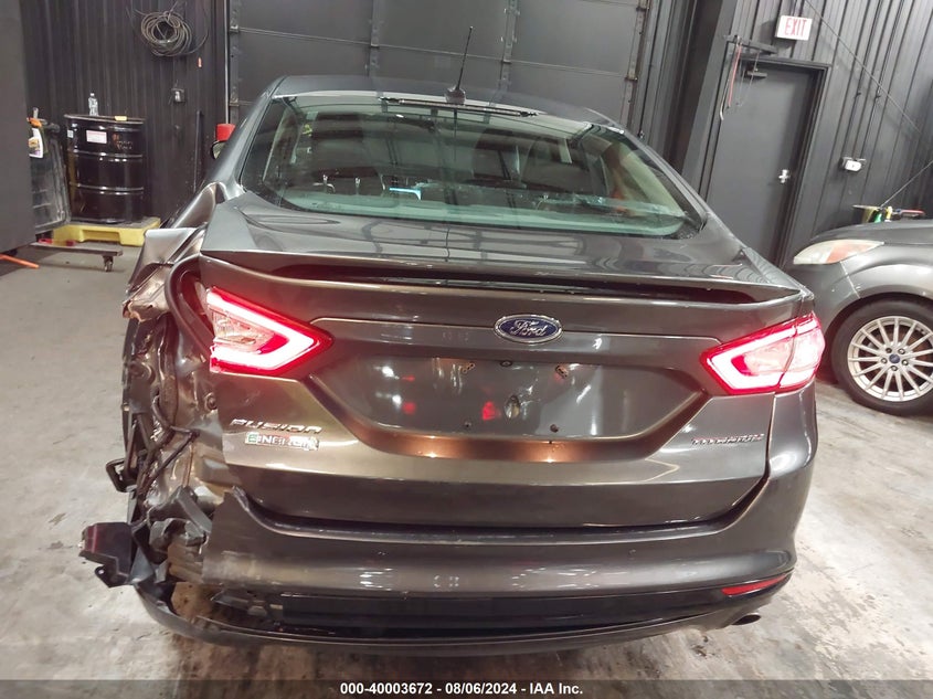 2016 Ford Fusion Energi Titanium VIN: 3FA6P0SU6GR373453 Lot: 40003672