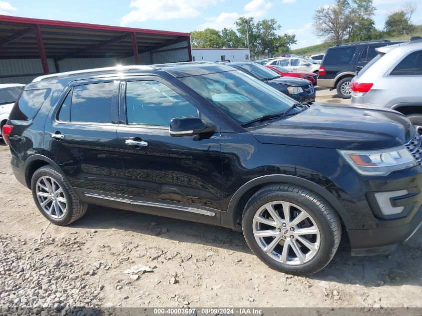 2016 Ford Explorer Limited VIN: 1FM5K7F89GGC07005 Lot: 40003697