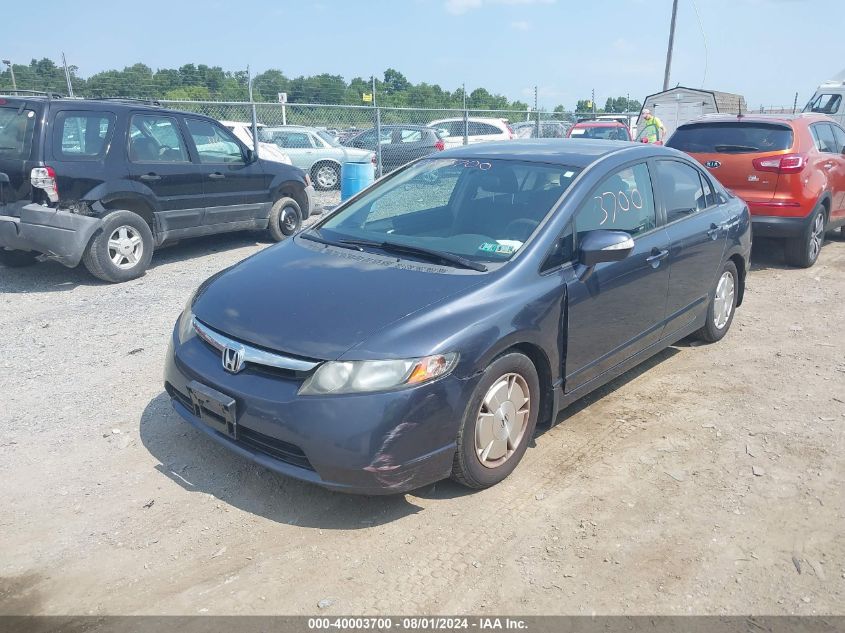 JHMFA36236S028758 | 2006 HONDA CIVIC HYBRID