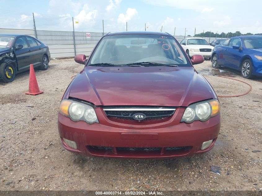 2003 Kia Spectra Gs/Gsx VIN: KNAFB161735096322 Lot: 40003714