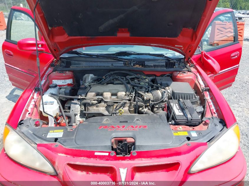 1999 Pontiac Grand Am Gt1 VIN: 1G2NW52E3XM891970 Lot: 40003716