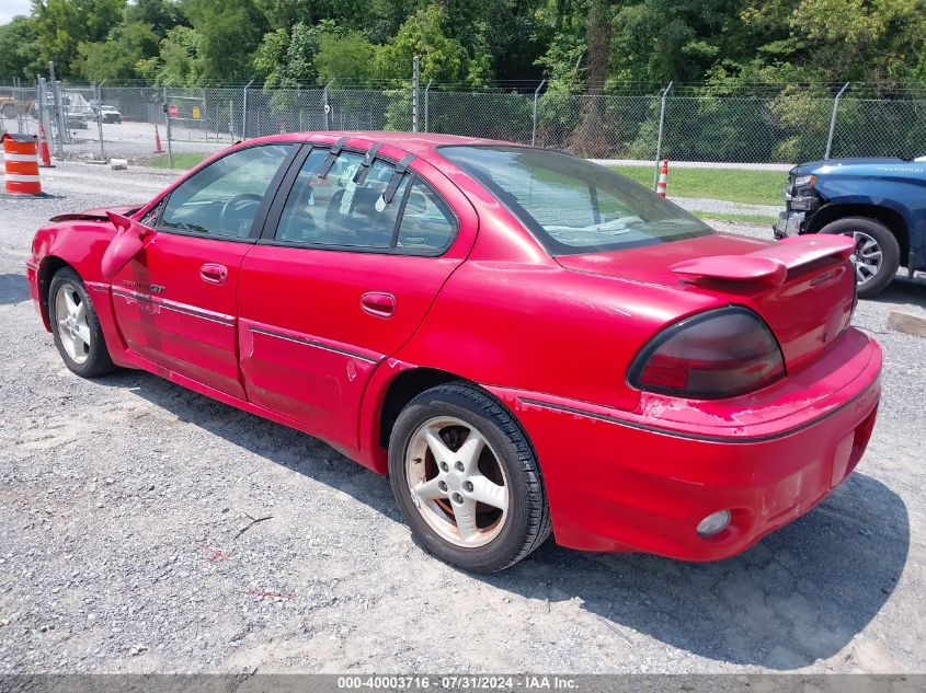 1G2NW52E3XM891970 | 1999 PONTIAC GRAND AM