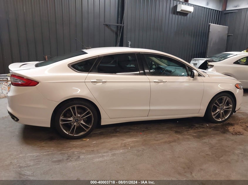 2013 Ford Fusion Titanium VIN: 3FA6P0D9XDR210583 Lot: 40003718