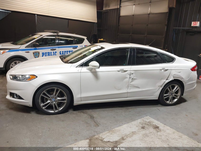 2013 Ford Fusion Titanium VIN: 3FA6P0D9XDR210583 Lot: 40003718