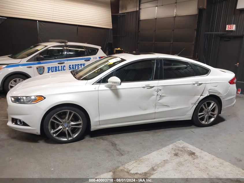 2013 Ford Fusion Titanium VIN: 3FA6P0D9XDR210583 Lot: 40003718