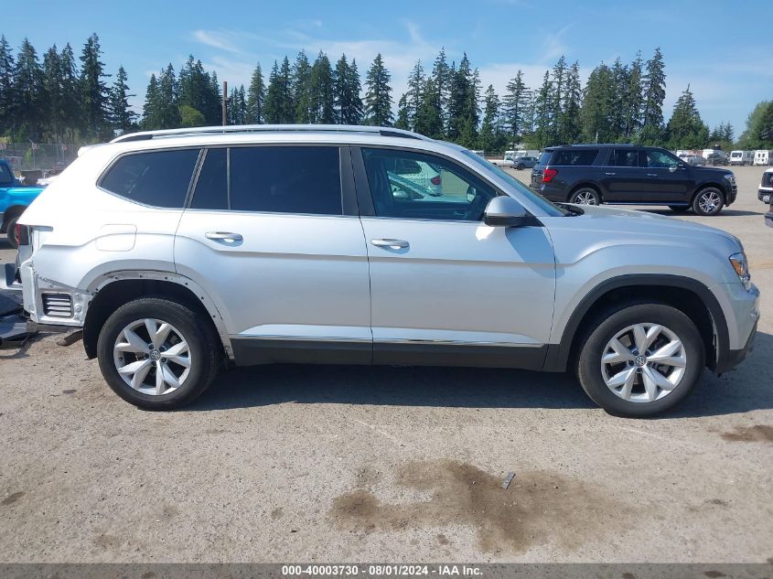 2018 Volkswagen Atlas 3.6L V6 Sel VIN: 1V2MR2CA5JC516148 Lot: 40003730