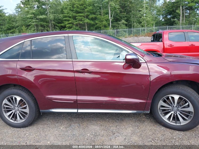 2018 Acura Rdx Advance Package VIN: 5J8TB4H73JL000317 Lot: 40003809