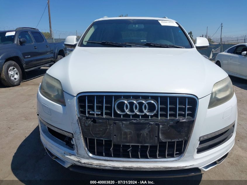 2014 Audi Q7 3.0T Premium VIN: WA1LGAFE4ED012857 Lot: 40003820