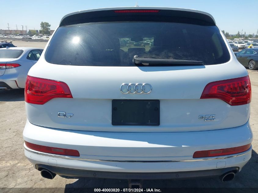 2014 Audi Q7 3.0T Premium VIN: WA1LGAFE4ED012857 Lot: 40003820