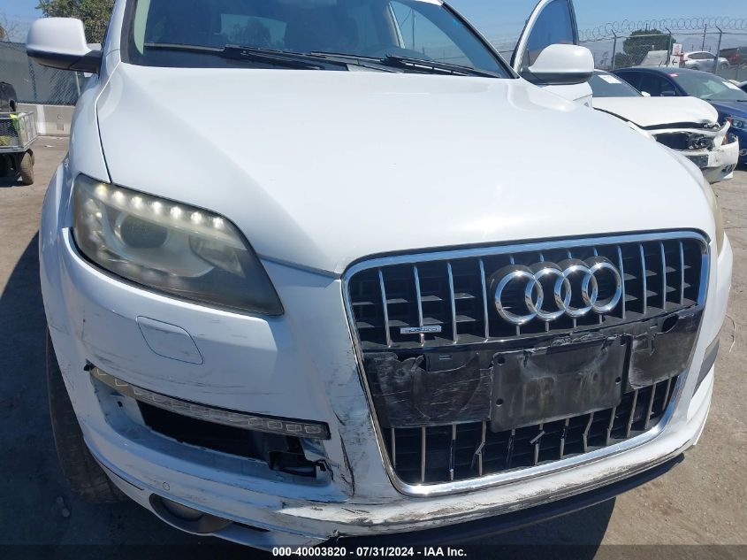 2014 Audi Q7 3.0T Premium VIN: WA1LGAFE4ED012857 Lot: 40003820