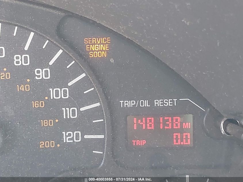 1999 Pontiac Firebird VIN: 2G2FS22K5X2212050 Lot: 40003855