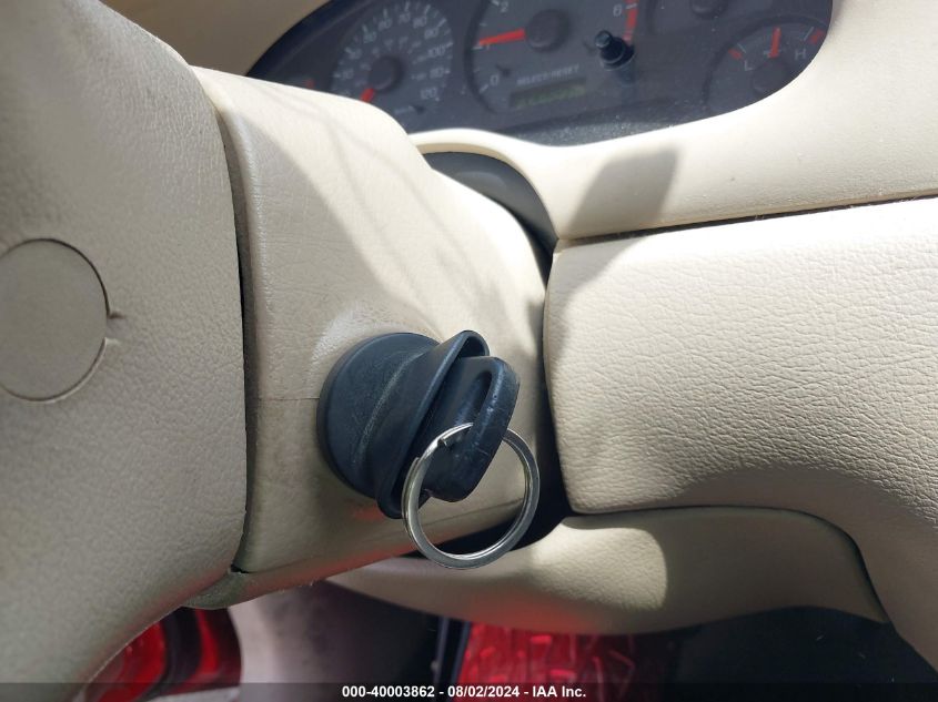 2002 Ford Mustang VIN: 1FAFP444X2F123059 Lot: 40003862