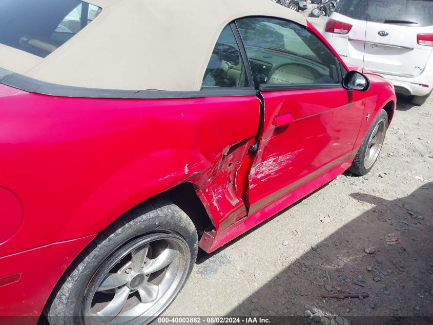 2002 Ford Mustang VIN: 1FAFP444X2F123059 Lot: 40003862