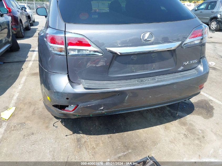 2014 Lexus Rx 350 VIN: 2T2BK1BA4EC233192 Lot: 40003876