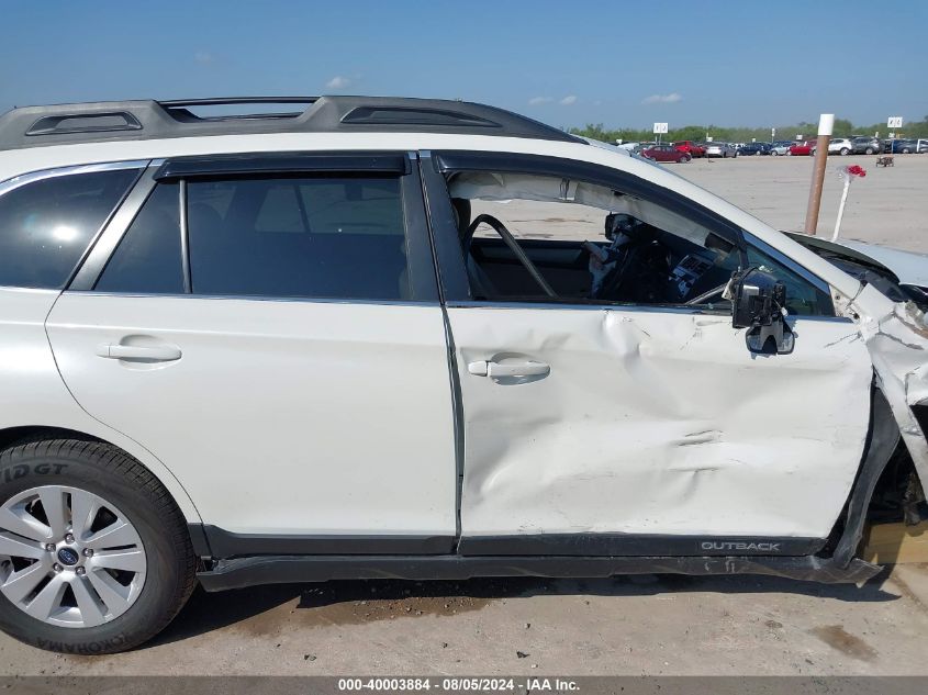 2015 Subaru Outback 2.5I Premium VIN: 4S4BSBHC5F3285312 Lot: 40003884