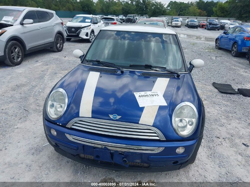 2004 Mini Cooper VIN: WMWRC33454TC53351 Lot: 40003895