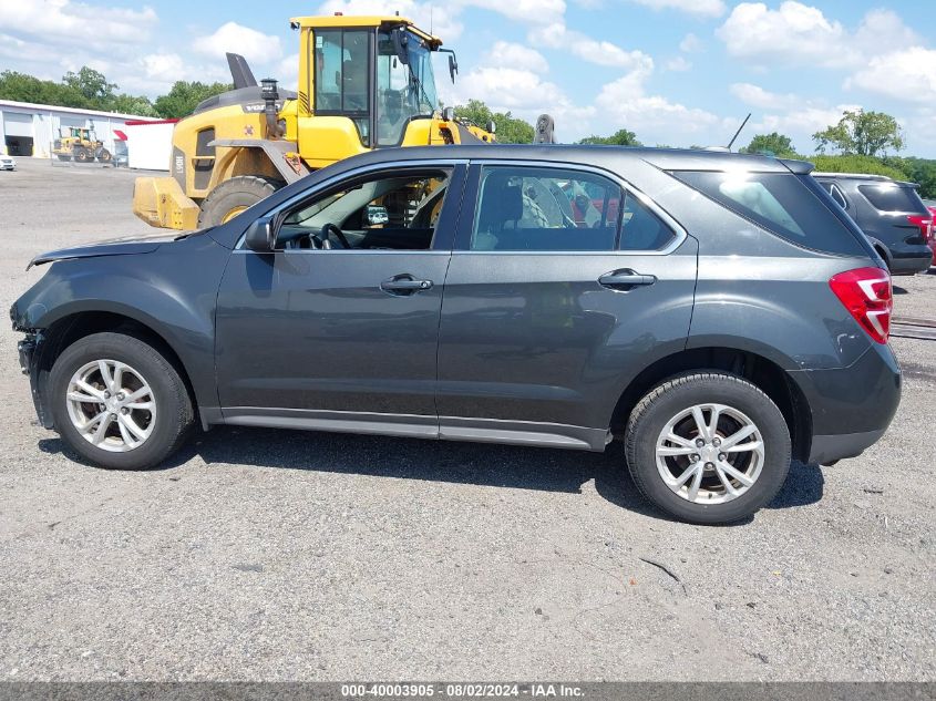 2017 Chevrolet Equinox Ls VIN: 2GNFLEEK5H6182197 Lot: 40003905