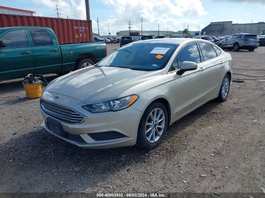 2017 FORD FUSION SE - 3FA6P0H7XHR235630