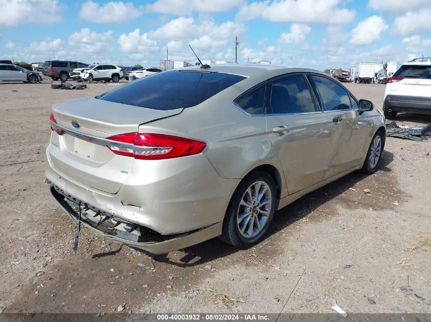 2017 FORD FUSION SE - 3FA6P0H7XHR235630