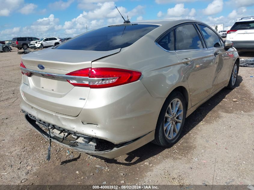 2017 Ford Fusion Se VIN: 3FA6P0H7XHR235630 Lot: 40003932