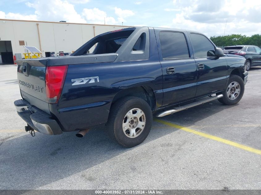 3GNEK12T74G248932 | 2004 CHEVROLET AVALANCHE 1500