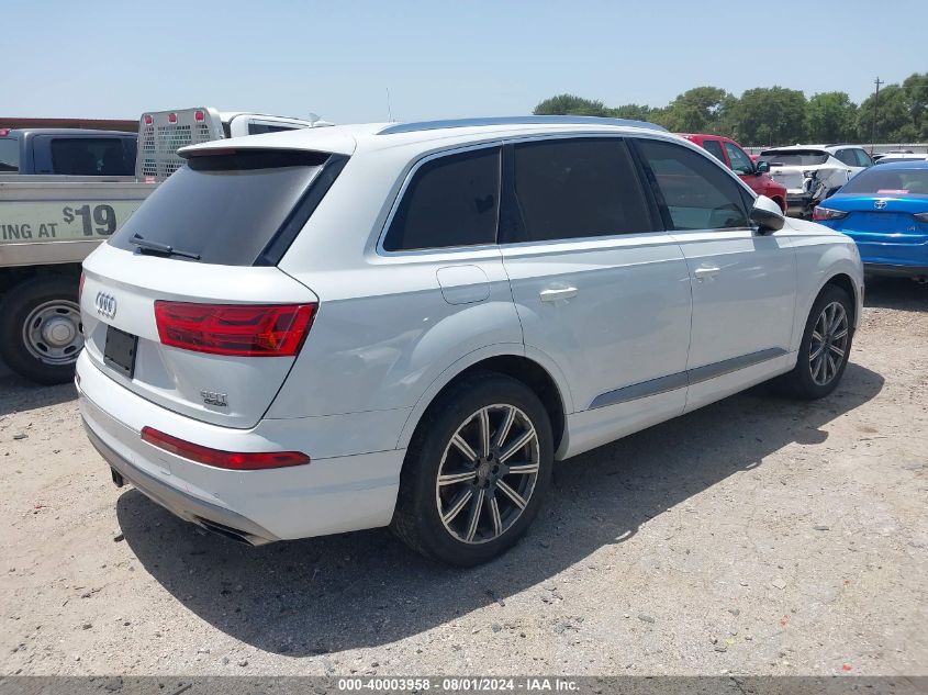 2017 Audi Q7 Premium Plus VIN: WA1LAAF74HD019539 Lot: 40003958