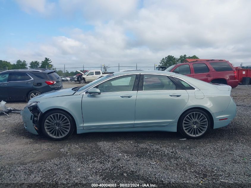 2014 Lincoln Mkz Hybrid VIN: 3LN6L2LU4ER817339 Lot: 40004003