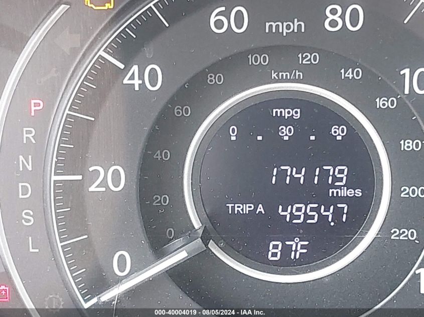 2015 Honda Cr-V Ex VIN: 2HKRM4H5XFH636357 Lot: 40004019