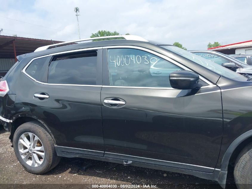 2015 Nissan Rogue S/Sl/Sv VIN: KNMAT2MV1FP516316 Lot: 40004030
