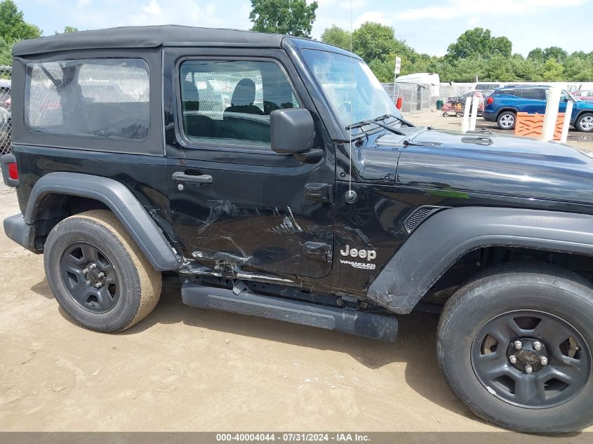 2020 Jeep Wrangler Sport 4X4 VIN: 1C4GJXAGXLW345652 Lot: 40004044