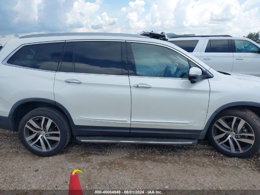 2017 Honda Pilot Touring VIN: 5FNYF5H98HB001153 Lot: 40004049