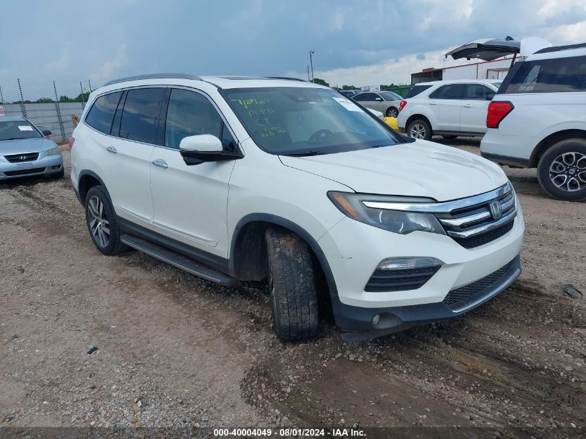 2017 Honda Pilot Touring VIN: 5FNYF5H98HB001153 Lot: 40004049