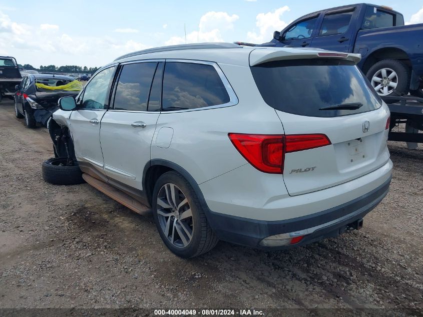 2017 Honda Pilot Touring VIN: 5FNYF5H98HB001153 Lot: 40004049