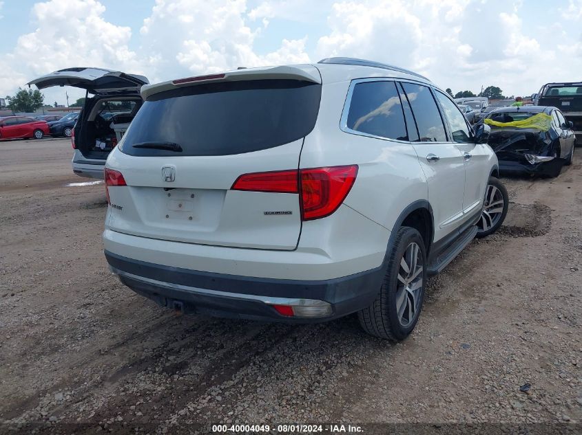 2017 Honda Pilot Touring VIN: 5FNYF5H98HB001153 Lot: 40004049