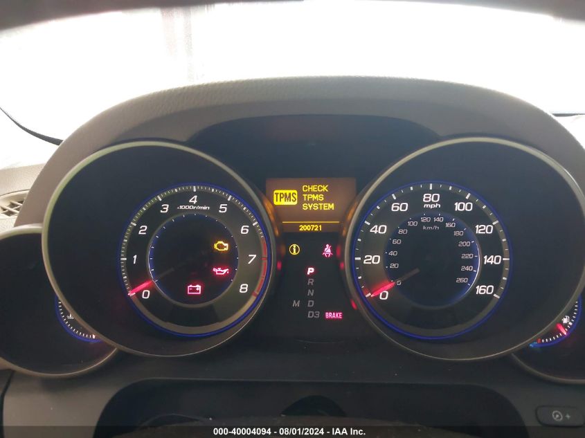 2009 Acura Mdx Technology Package VIN: 2HNYD28629H509957 Lot: 40004094