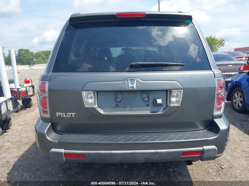 2008 Honda Pilot Ex-L VIN: 5FNYF28718B029521 Lot: 40004096