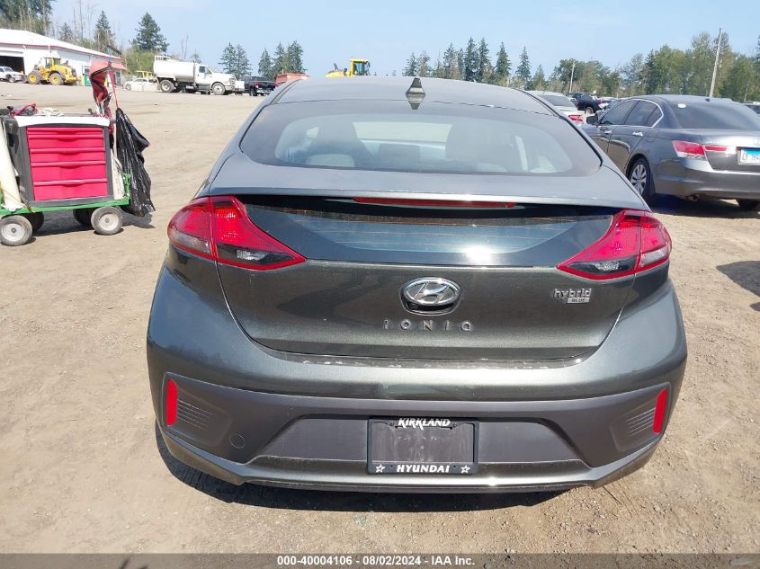 2020 Hyundai Ioniq Hybrid Blue VIN: KMHC65LC9LU243037 Lot: 40004106