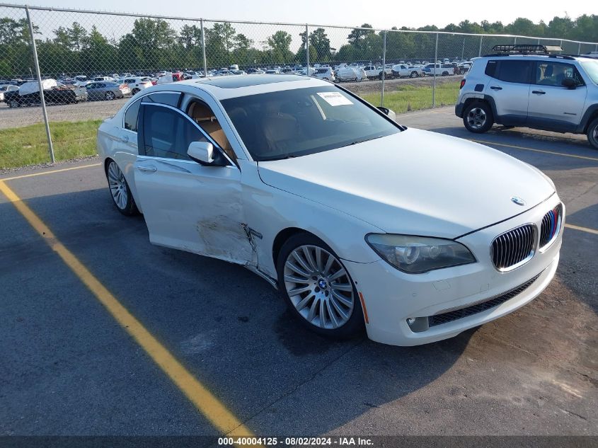 2010 BMW 750Li VIN: WBAKB8C54ACY63468 Lot: 40004125