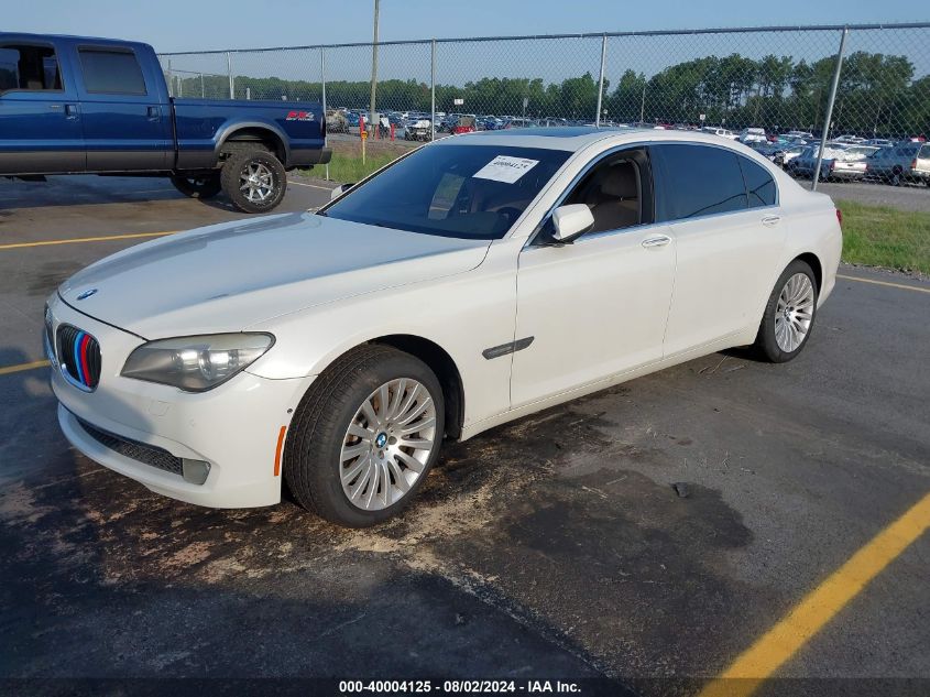 2010 BMW 750Li VIN: WBAKB8C54ACY63468 Lot: 40004125