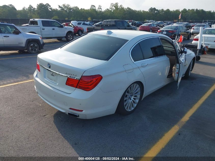 2010 BMW 750Li VIN: WBAKB8C54ACY63468 Lot: 40004125