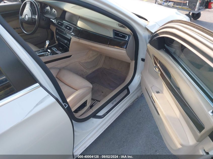 2010 BMW 750Li VIN: WBAKB8C54ACY63468 Lot: 40004125